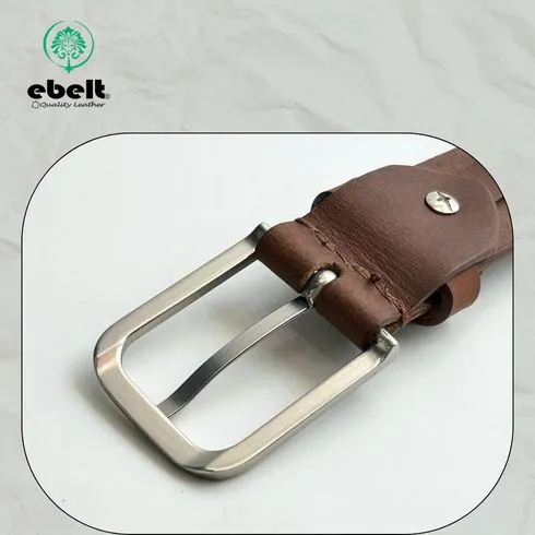 ［香港品牌 EBELT] EBC 334 印度製 頭層水牛皮真皮皮帶 BUFFALO TOP GRAIN LEATHER BELT 3.0cm