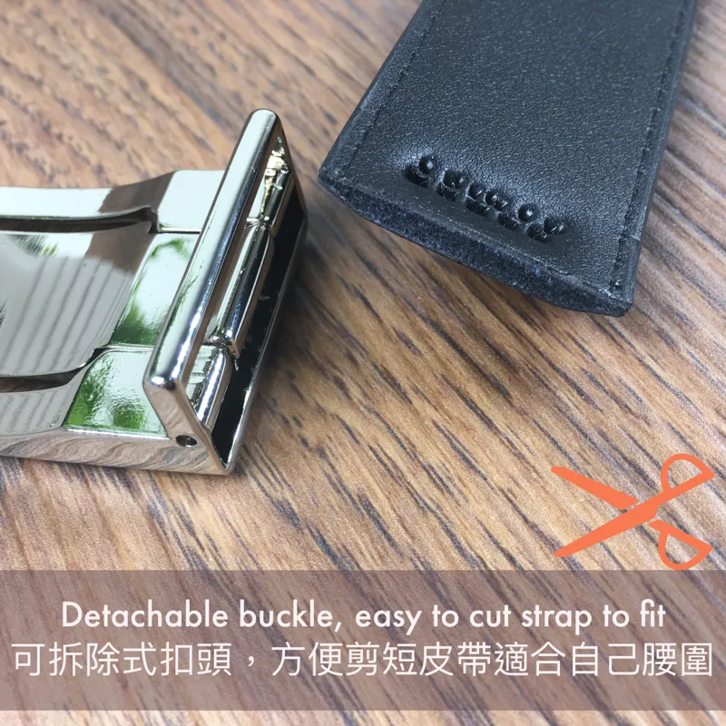 [香港品牌 EBELT] EBM 124M 光面牛皮皮帶 / 正裝皮帶 Cow Split Leather Dress Belt 3.3 cm