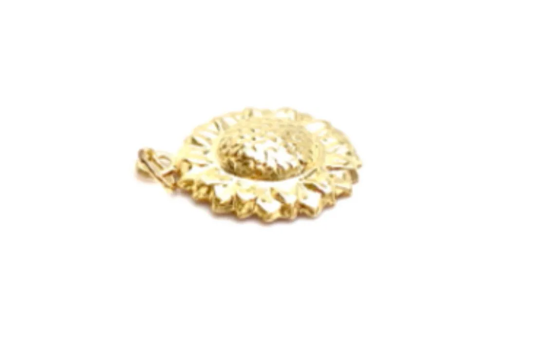 14KGF Sunflower Charm w/ Jump Ring 1797-C