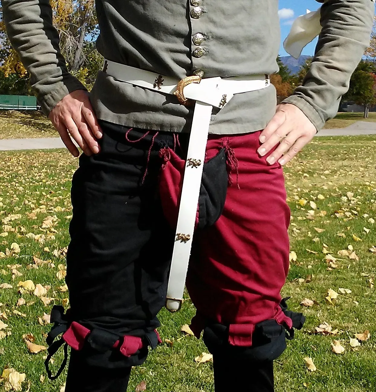 16th Century Lion Belt, White - FB137