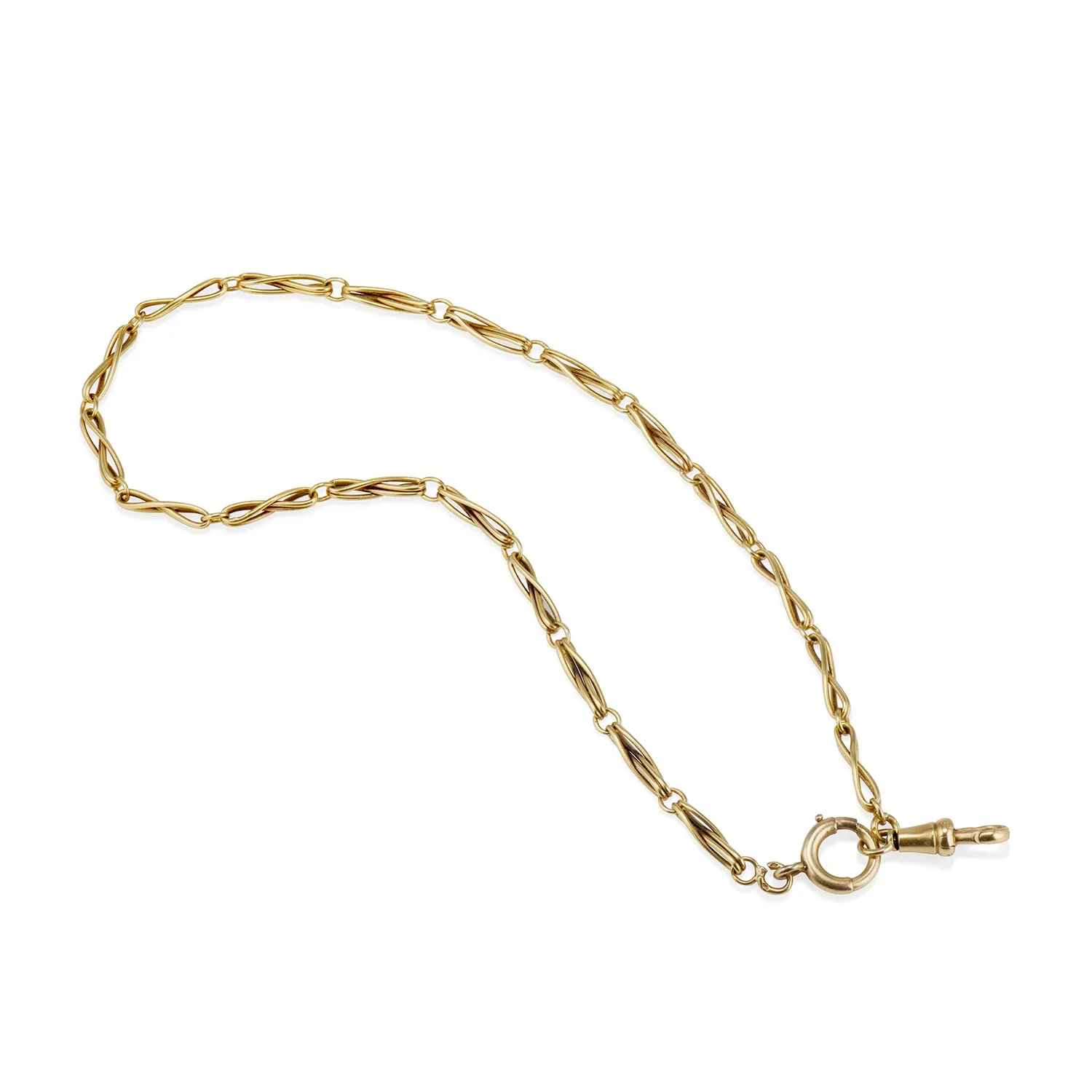 18 Karat Infinity link watch chain