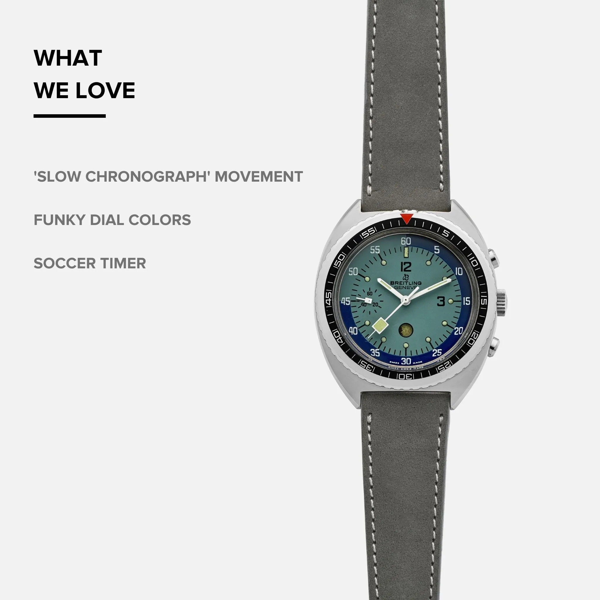 1970s Breitling Soccer Timer Ref. 2734 'Slow Chronograph'