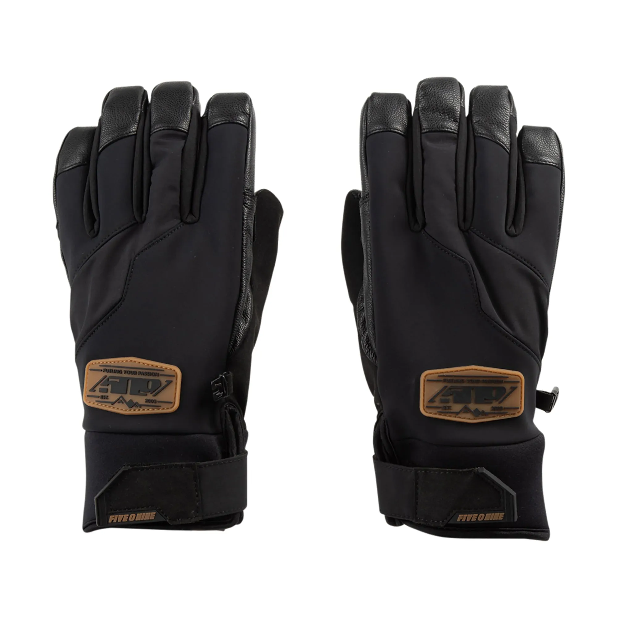 509 Freeride Standard Snowmobile Gloves Black Gum