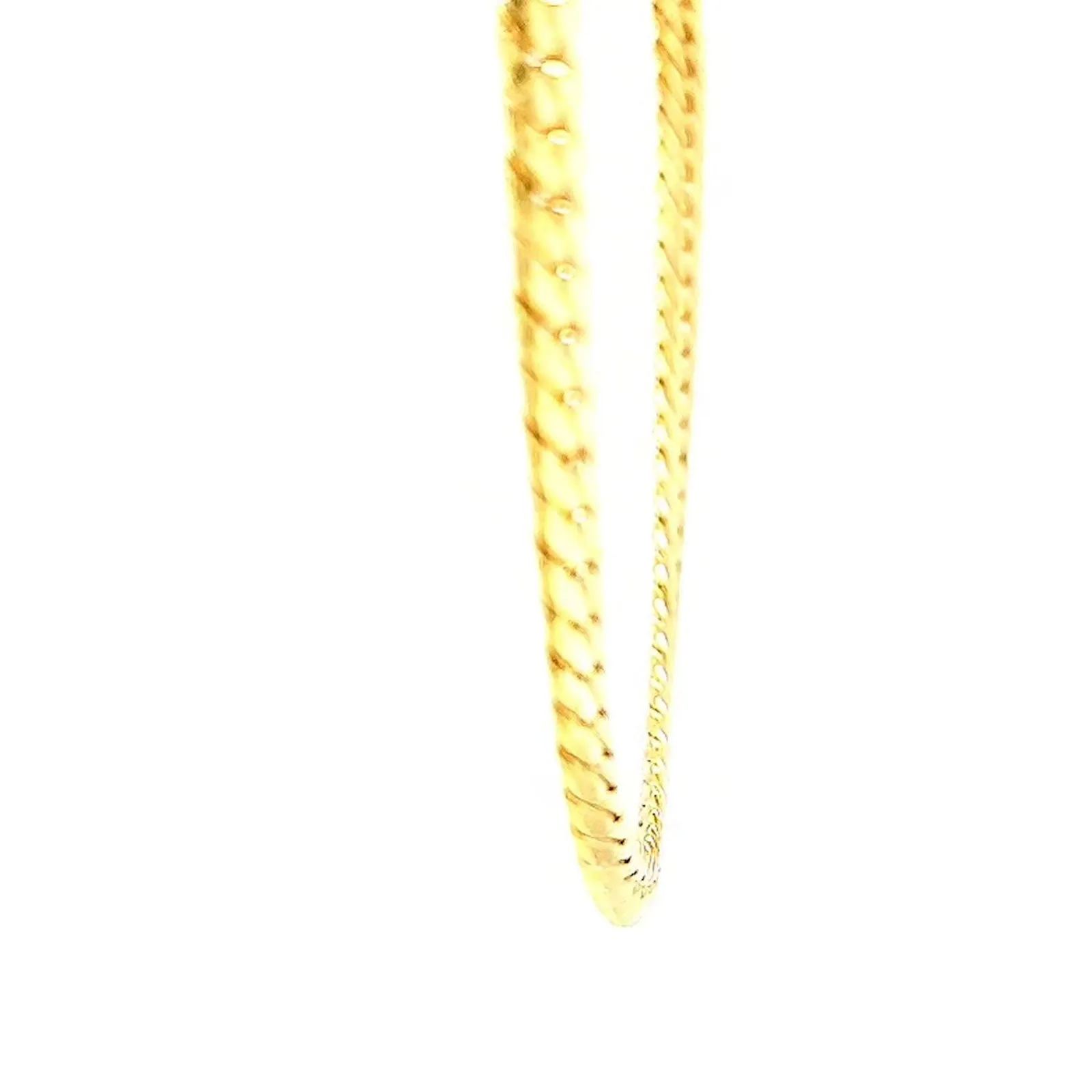 9ct Yellow Gold Silver Filled 45cm Herringbone Chain