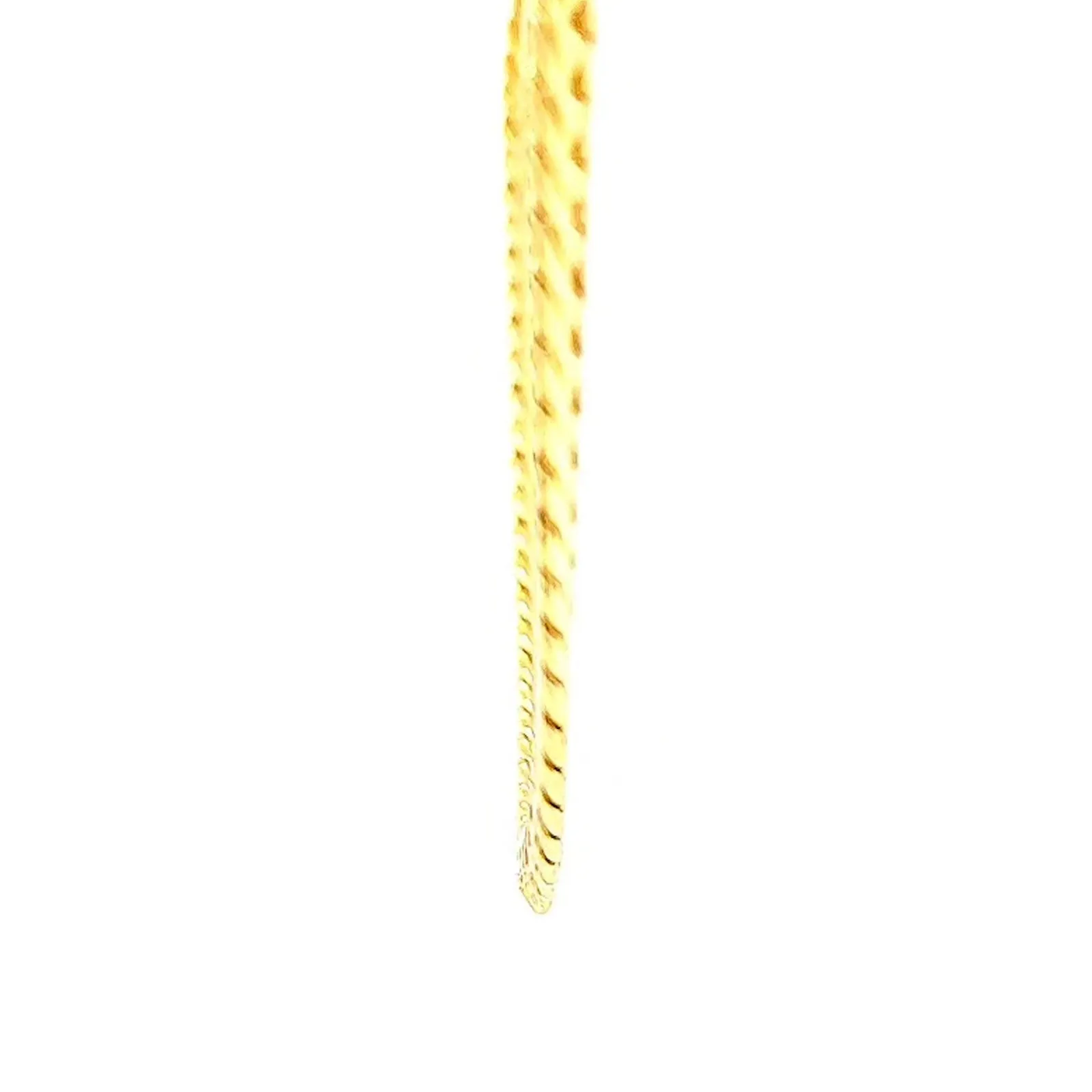 9ct Yellow Gold Silver Filled 45cm Herringbone Chain