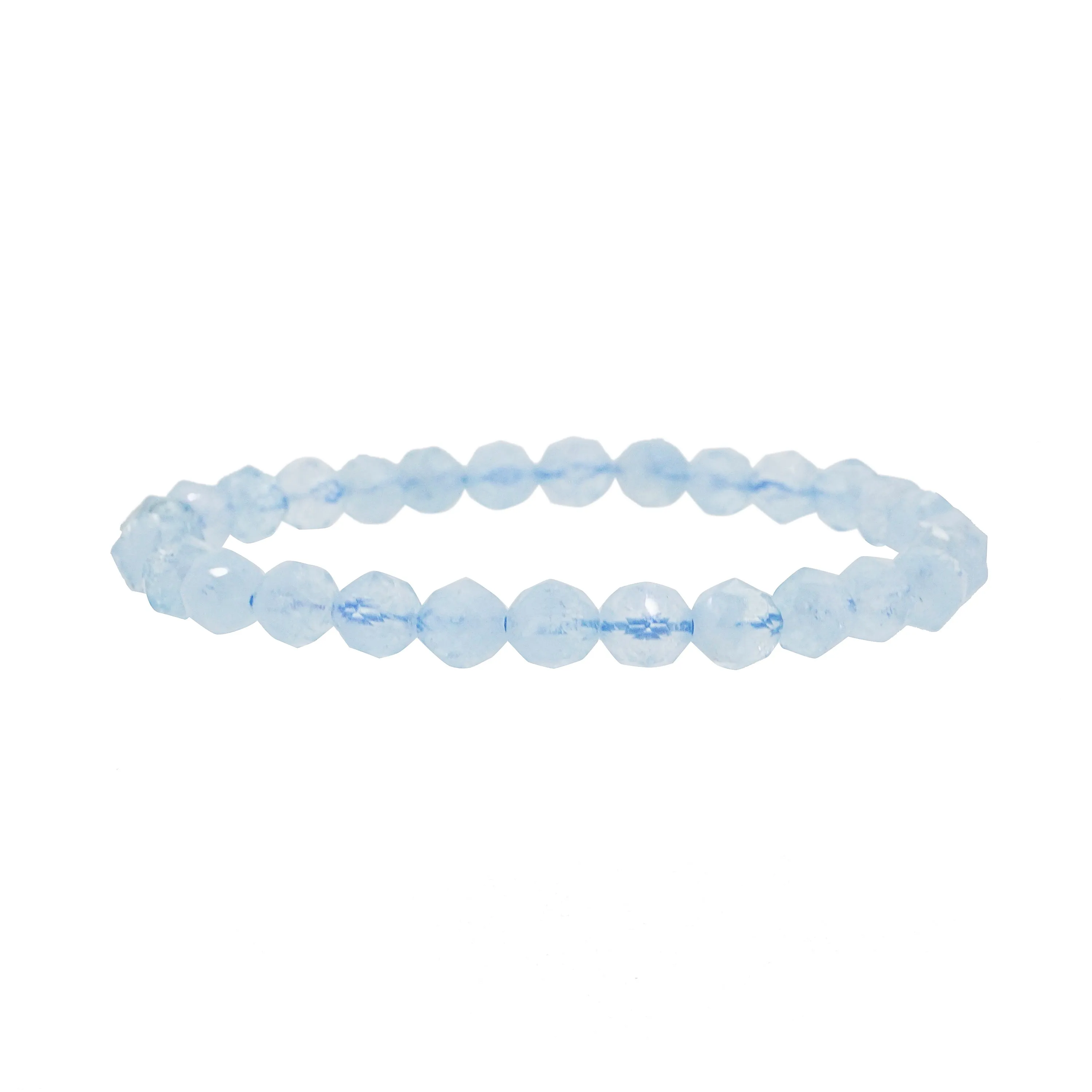 AA-Grade Aquamarine Star Faceted 6mm
