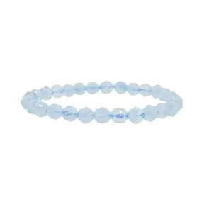 AA-Grade Aquamarine Star Faceted 6mm