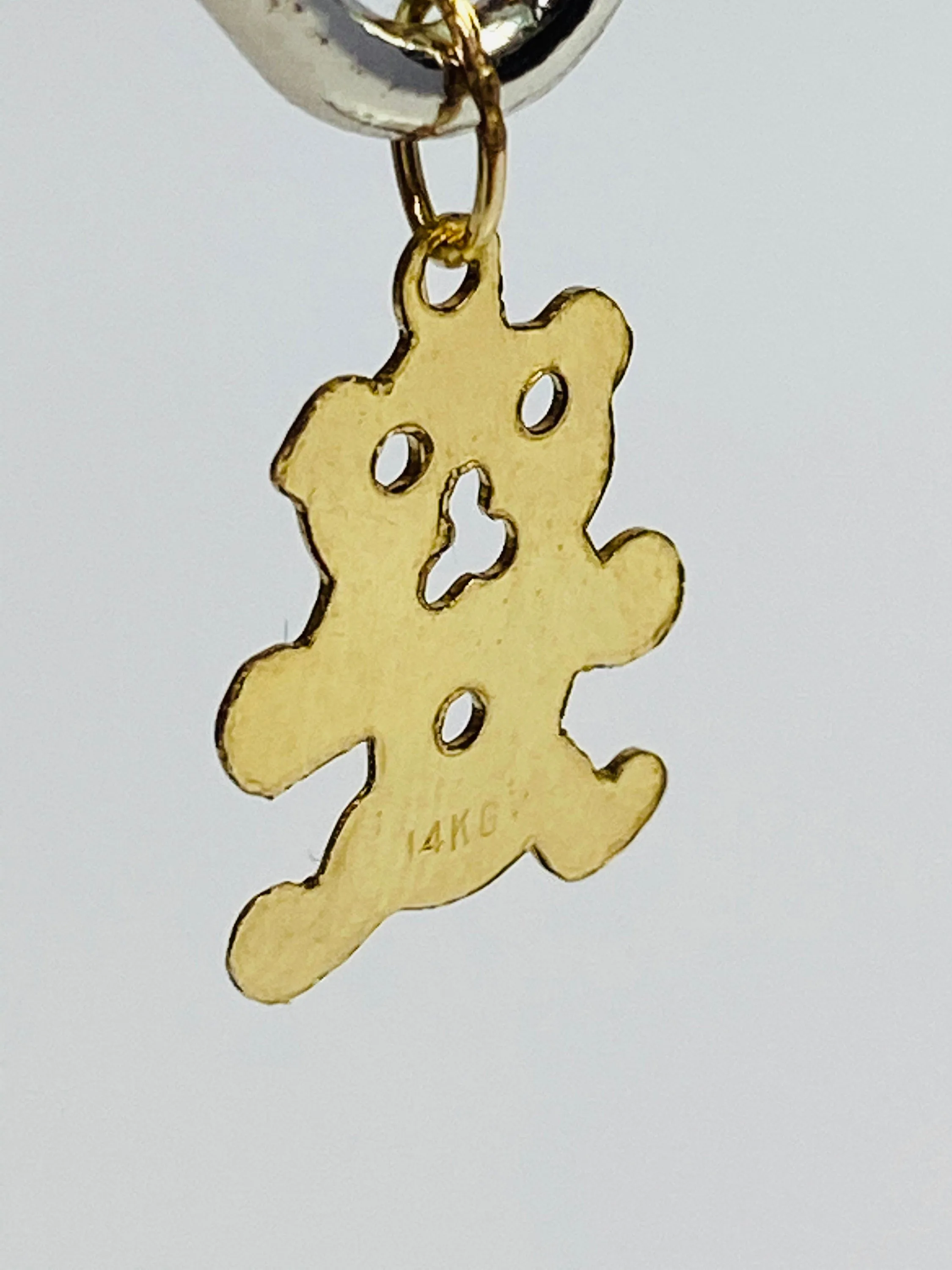 Adorable Little 14K Gold filled Teddy Bear Charms/Findings 11mm-13mm, sku #504