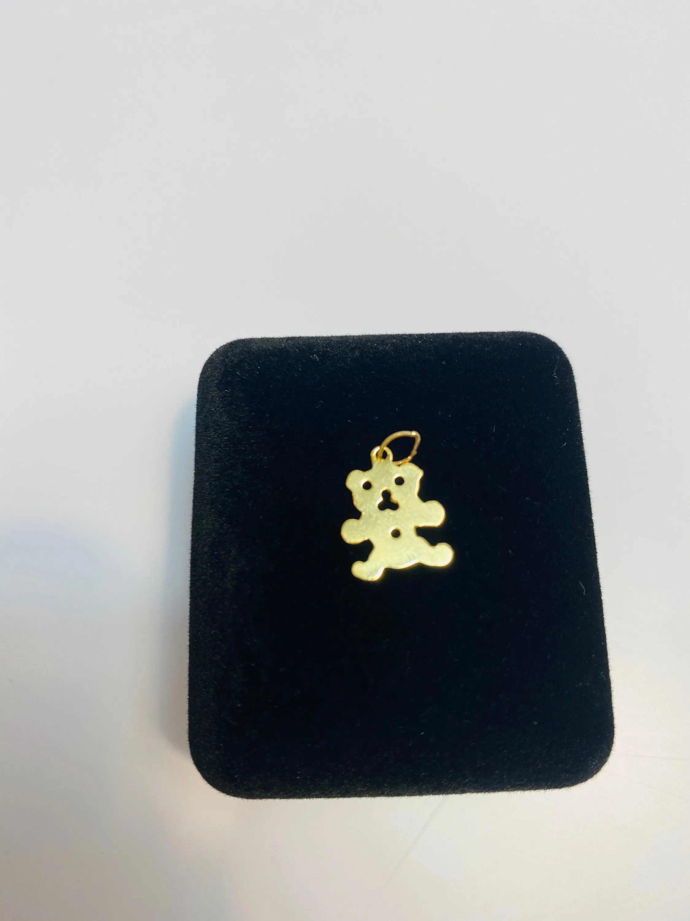 Adorable Little 14K Gold filled Teddy Bear Charms/Findings 11mm-13mm, sku #504