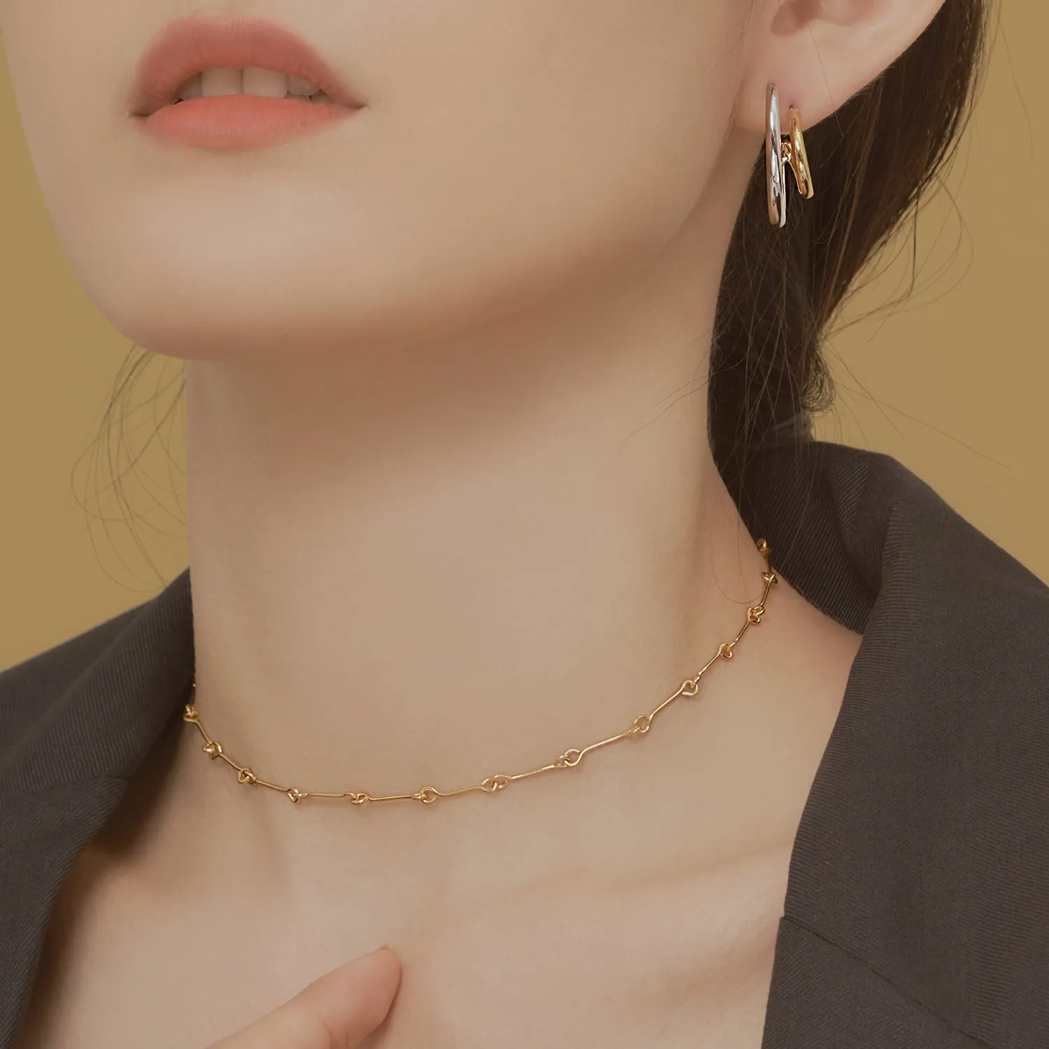 [AESPA WINTER] Mono Chain Choker Necklace