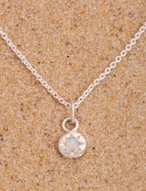 AH Opal Star Necklace Sterling Silver