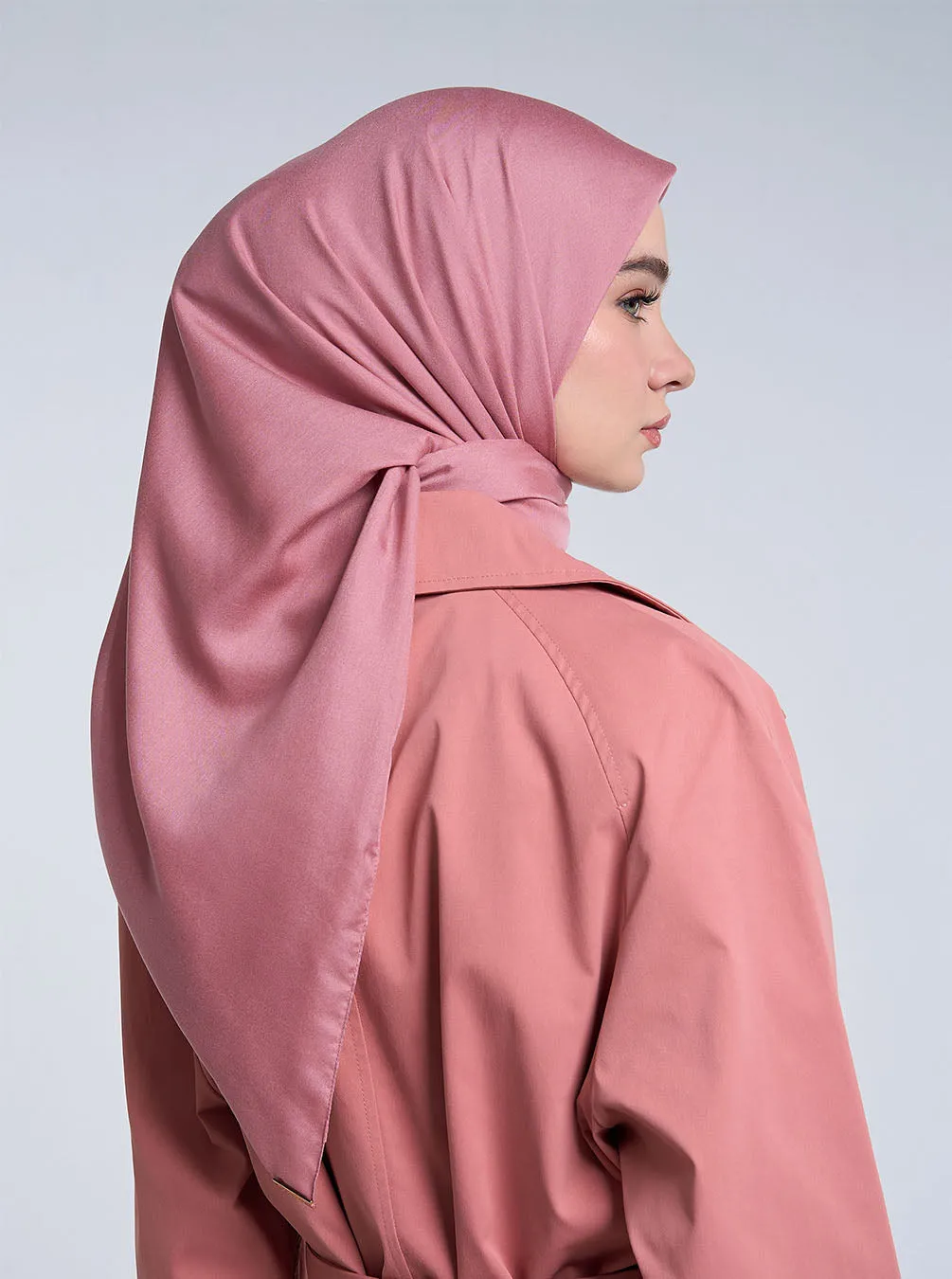 AIRY VOILE SCARF PLAIN BLOSSOM