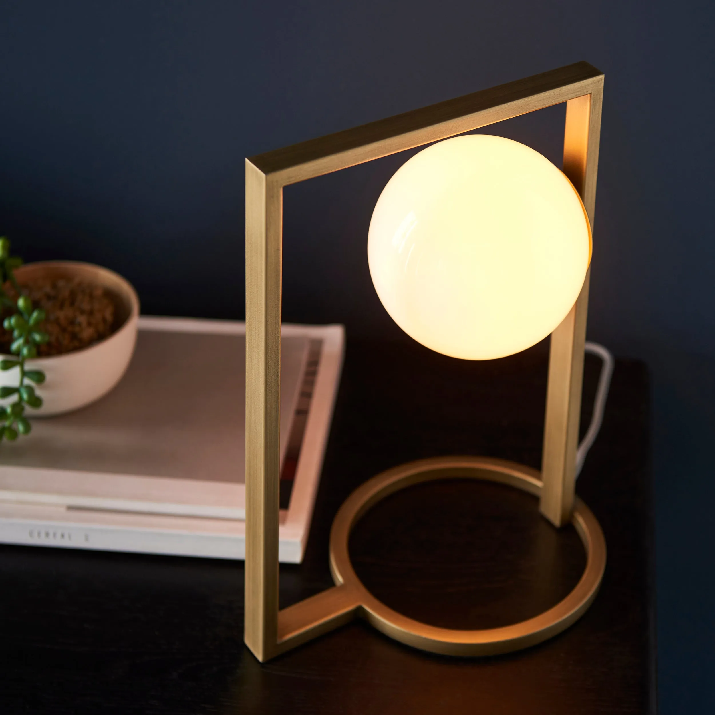 Amos Matisse Table Lamp Brushed Gold