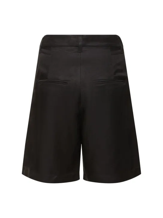 ANINE BING   Carrie linen blend shorts 
