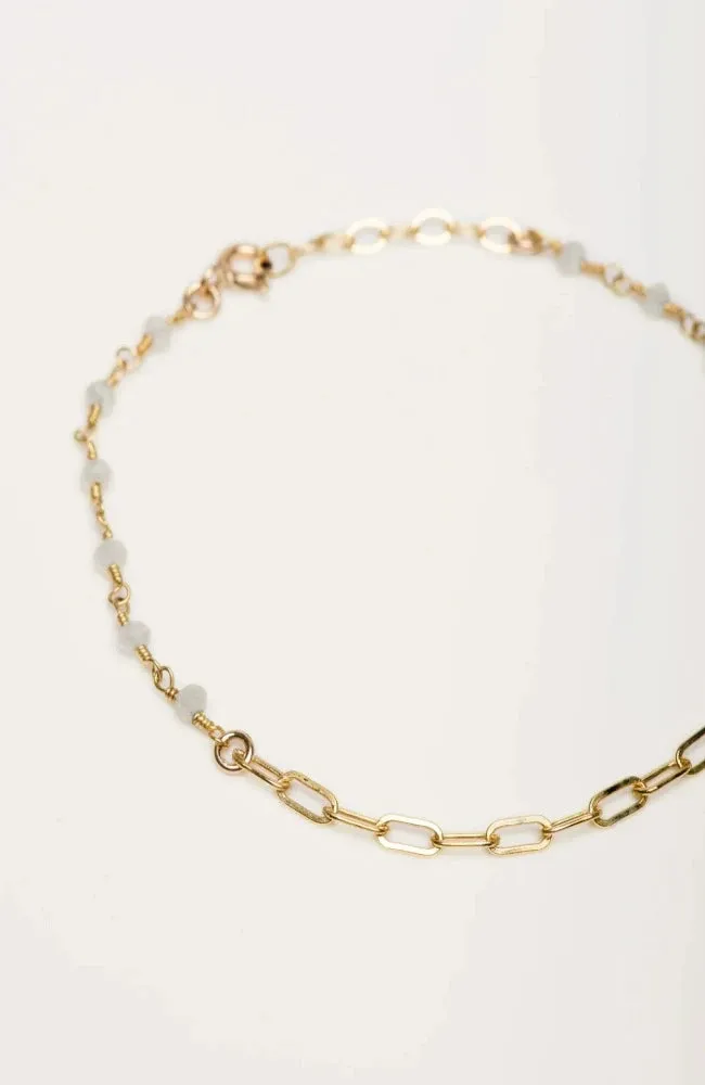 Aquamarine Duet Bracelet
