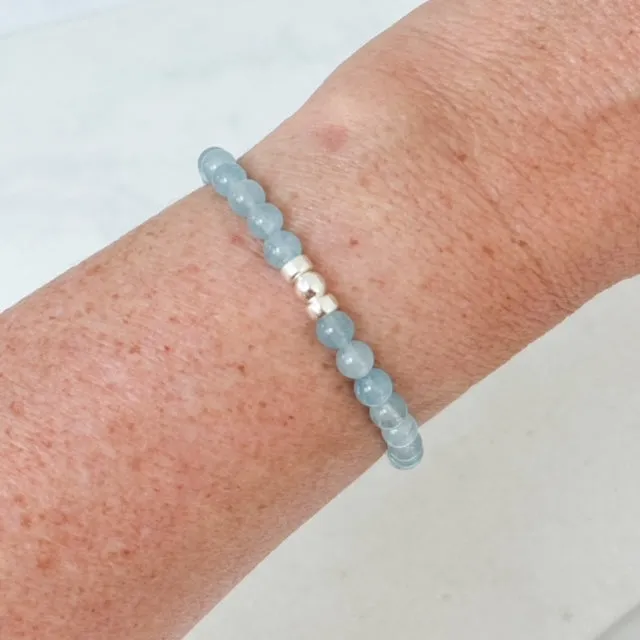 Aquamarine Gemstone Bracelet