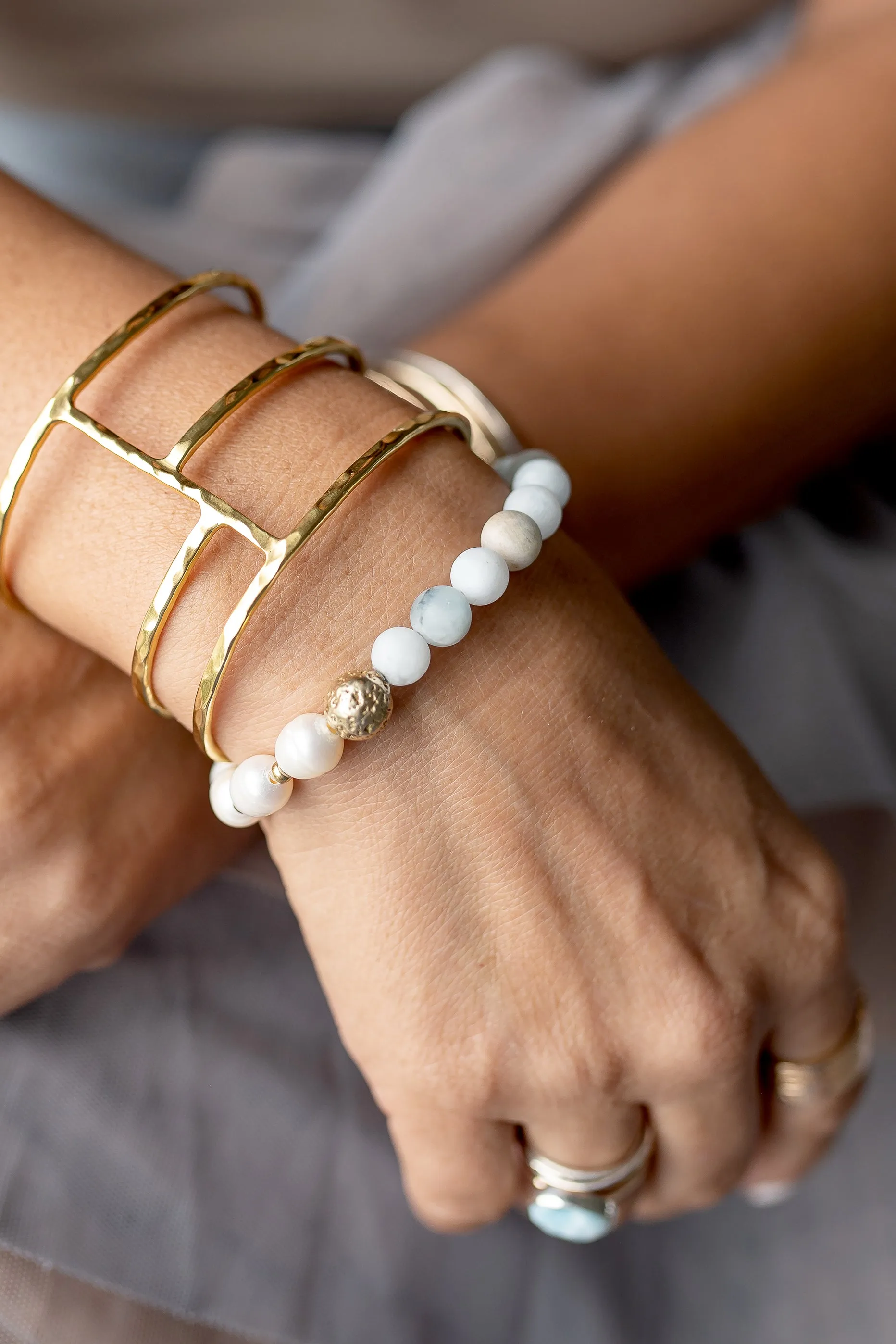 Aquamarine Panache Bracelet