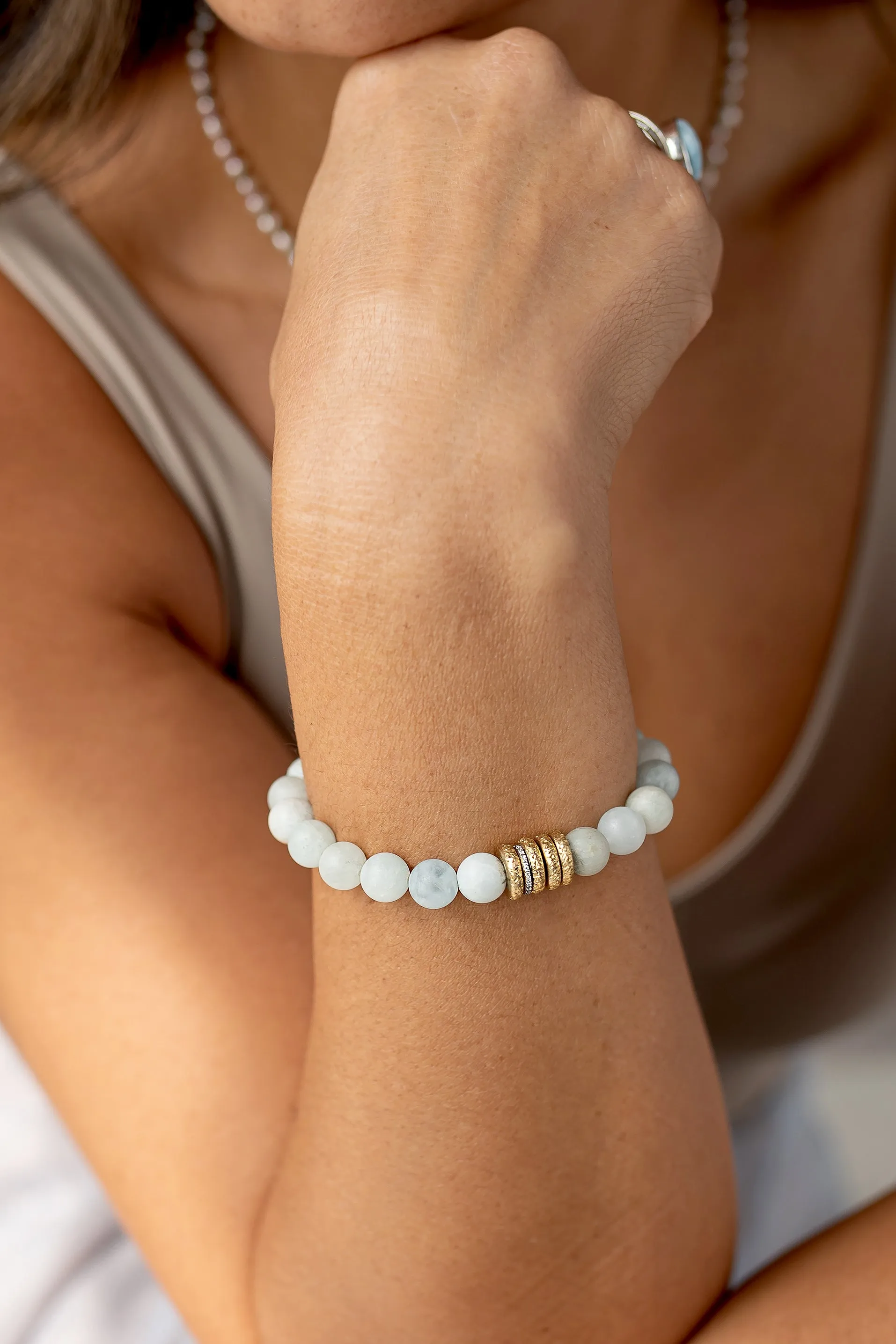 Aquamarine Sigma Bracelet