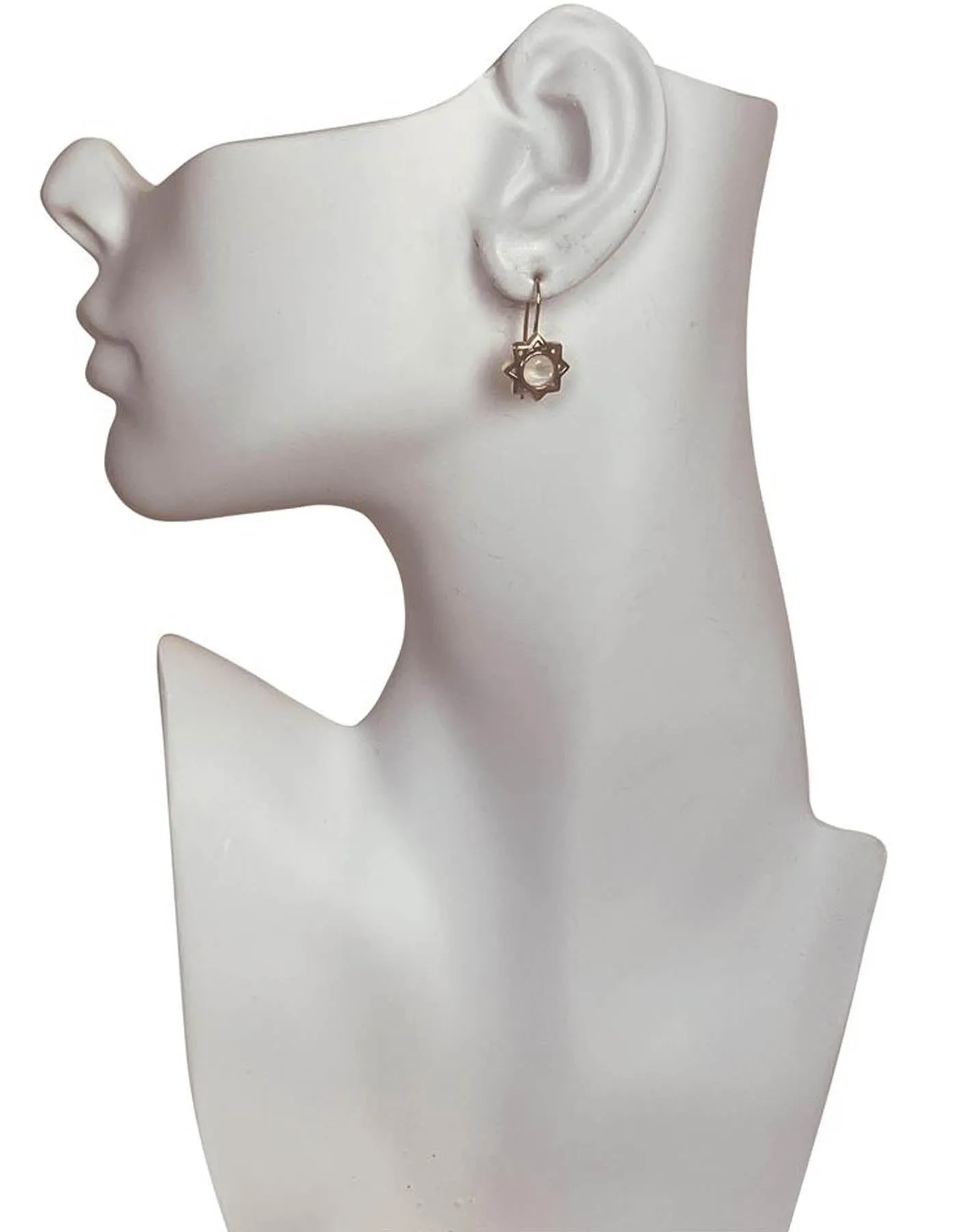 Arik Kastan 14K Rose Gold Moonstone Drop Earrings