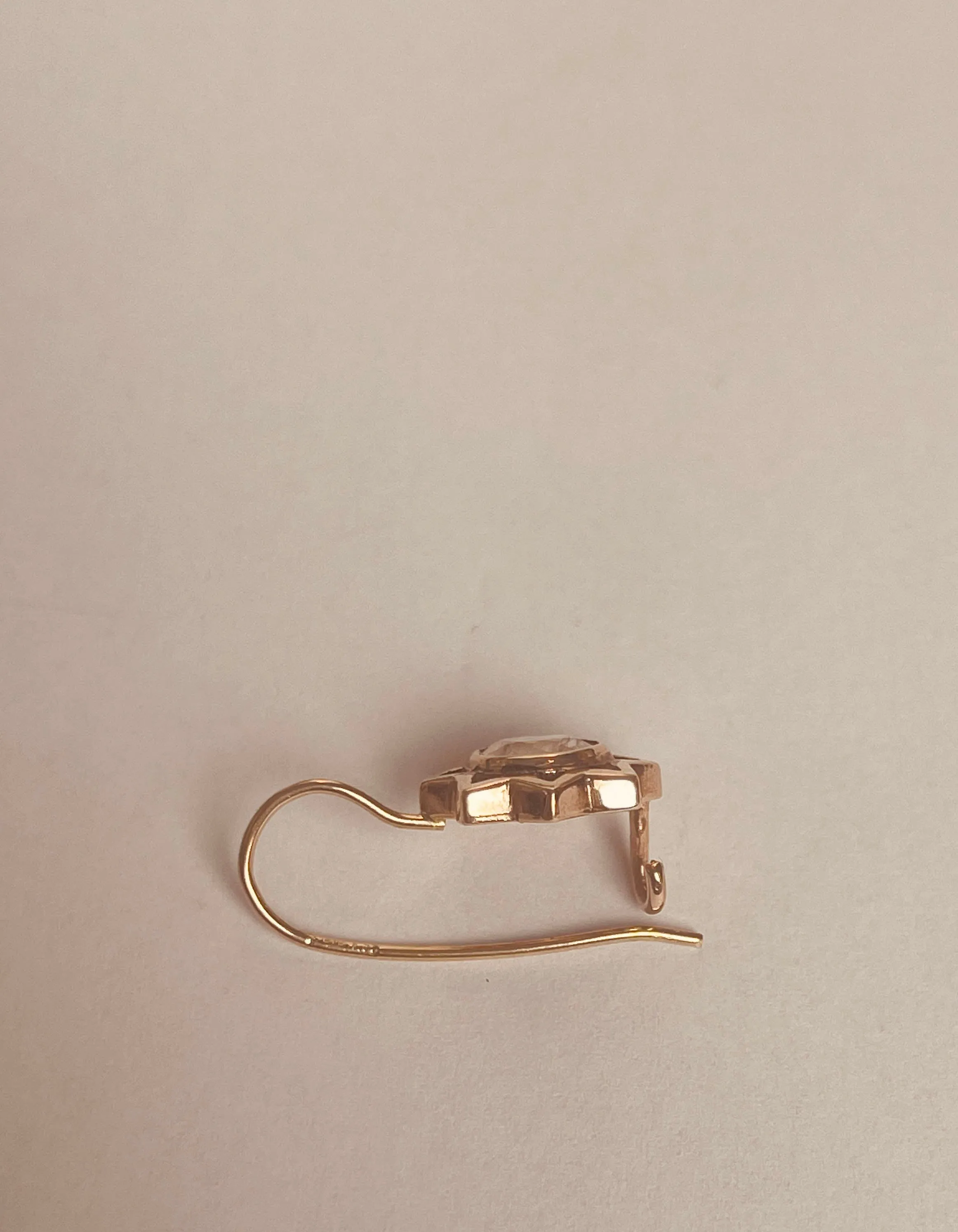 Arik Kastan 14K Rose Gold Moonstone Drop Earrings