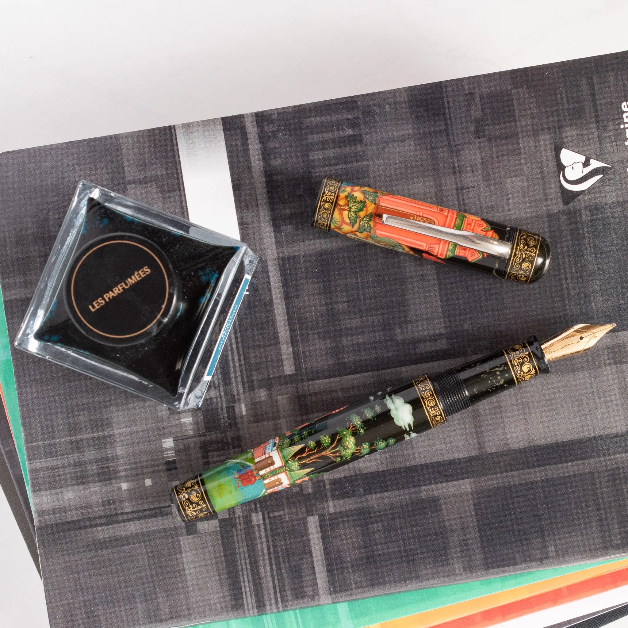 Artus Great Cities of the World Moscow St. Basil Cathedral Fountain Pen - Preowned