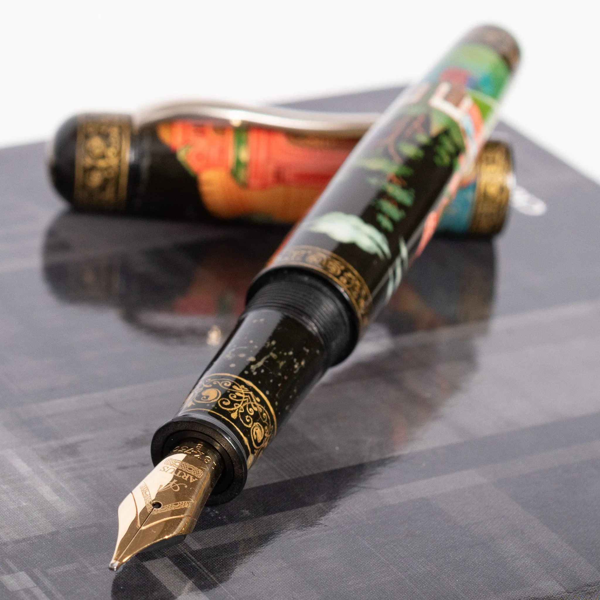 Artus Great Cities of the World Moscow St. Basil Cathedral Fountain Pen - Preowned