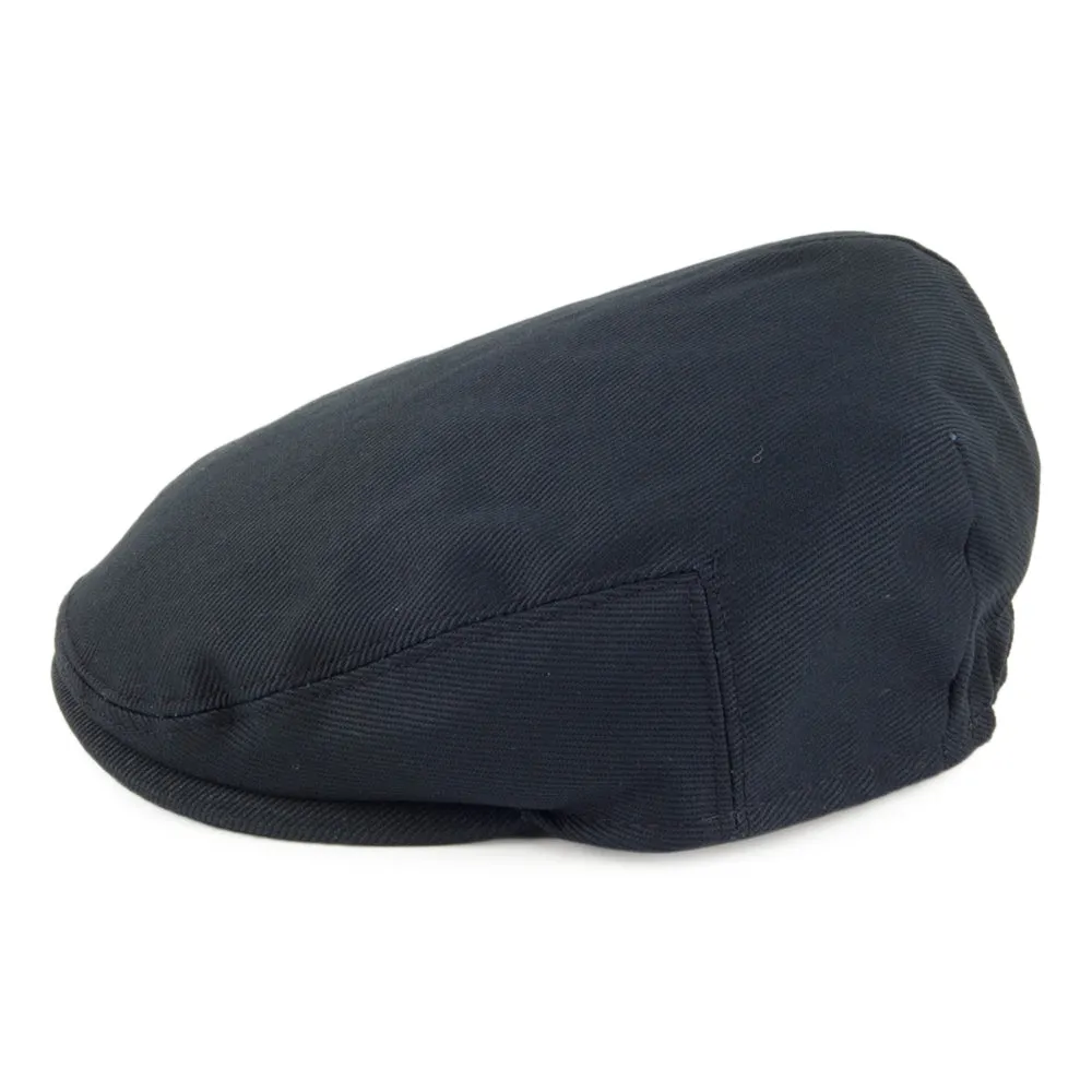 Baby Cotton Flat Cap - Navy Blue