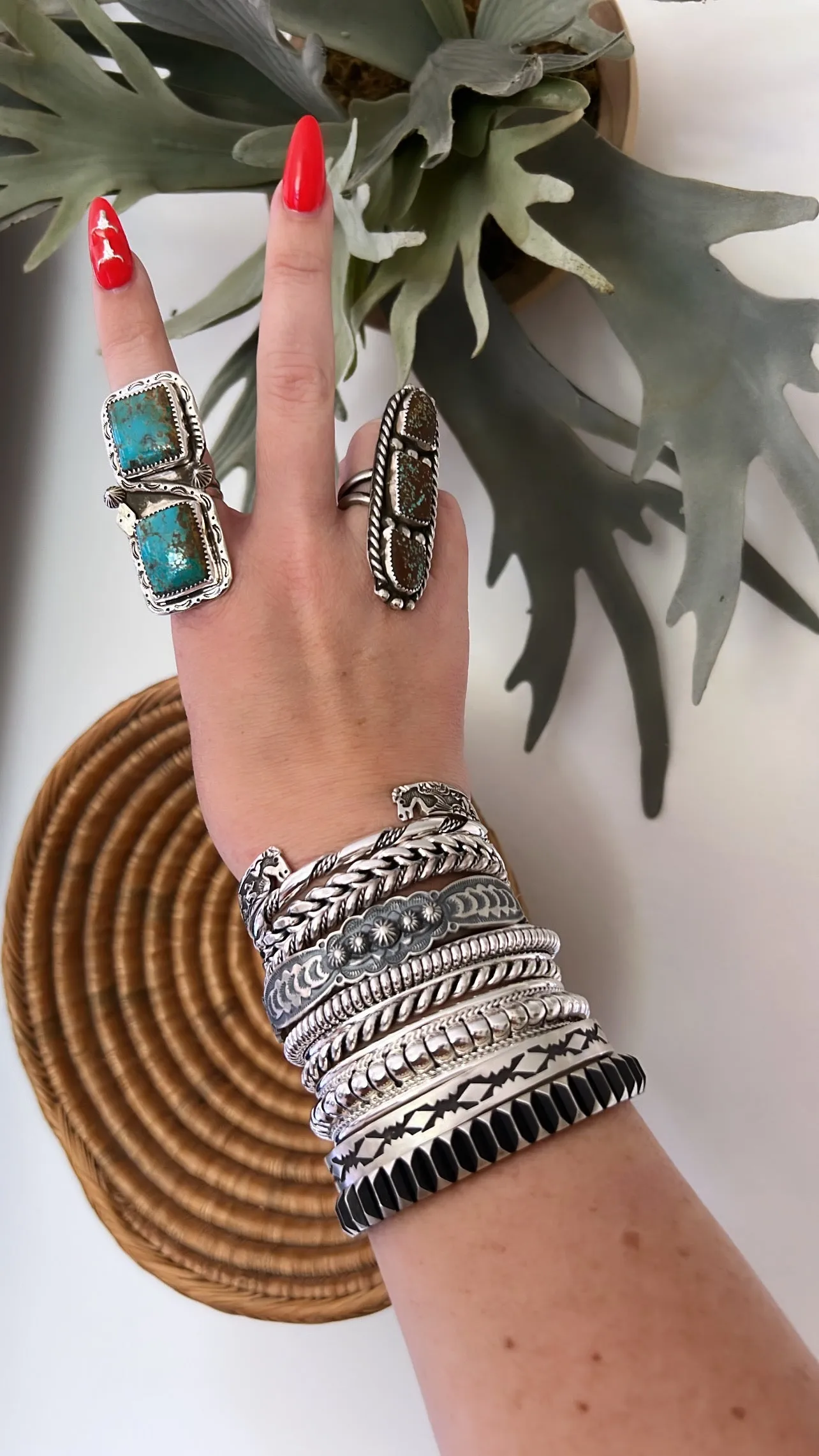 Beaded Native American Cuff