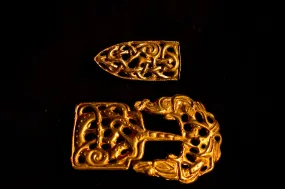 Belt buckle set with integral tongue - VB2932