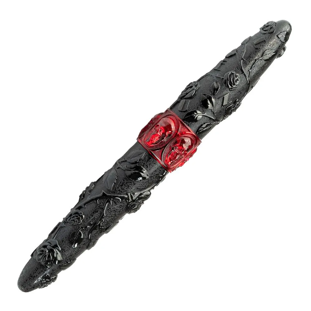 BENU Minima Skull & Roses Smolder Fountain Pen