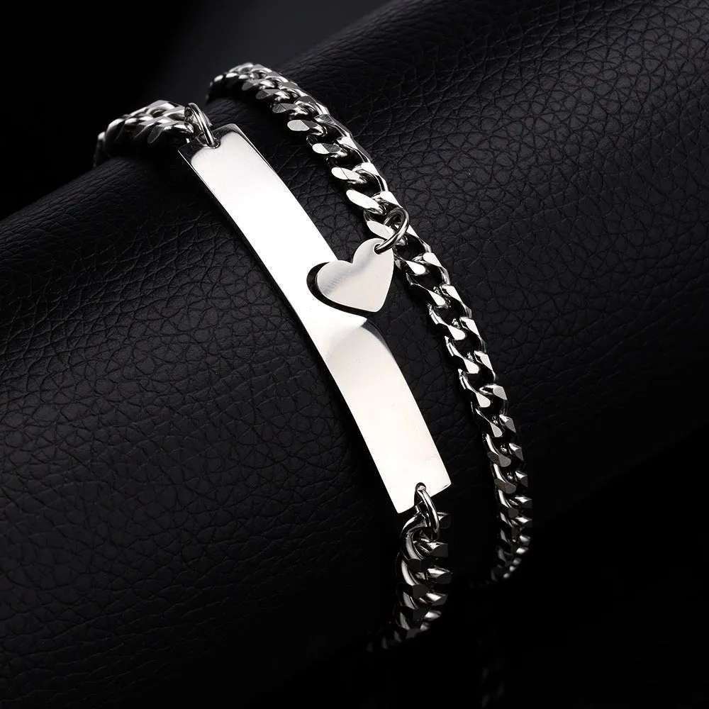 Bestie All-match Niche Design With The Same Bracelet