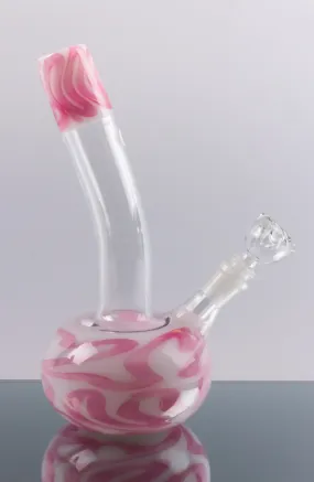 Blowfish Glassworks 24k Gold Fumed Bubble Bottom Bong