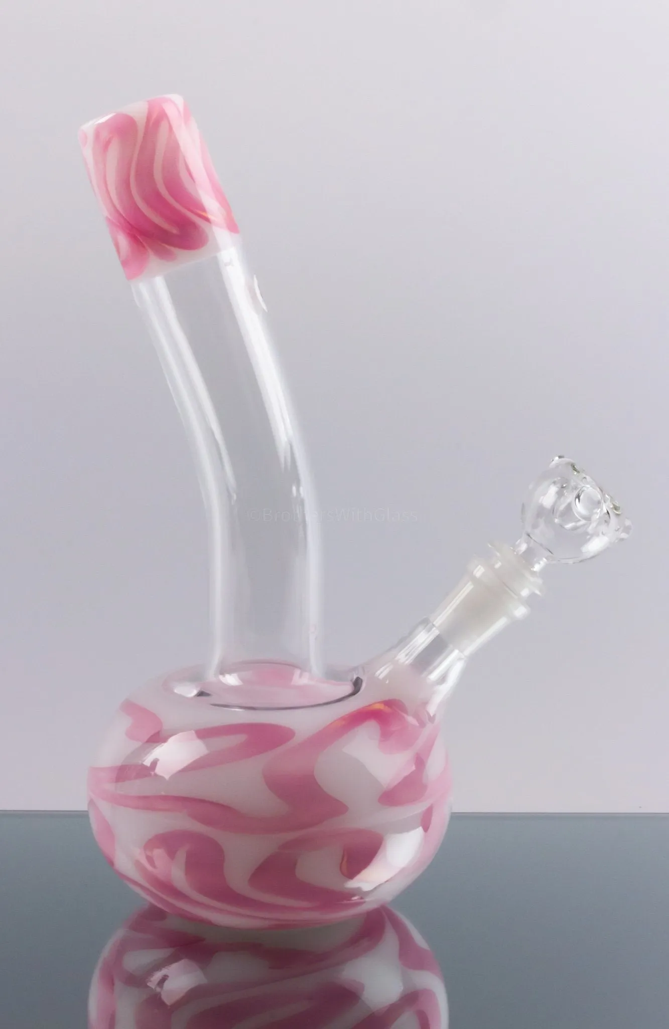 Blowfish Glassworks 24k Gold Fumed Bubble Bottom Bong
