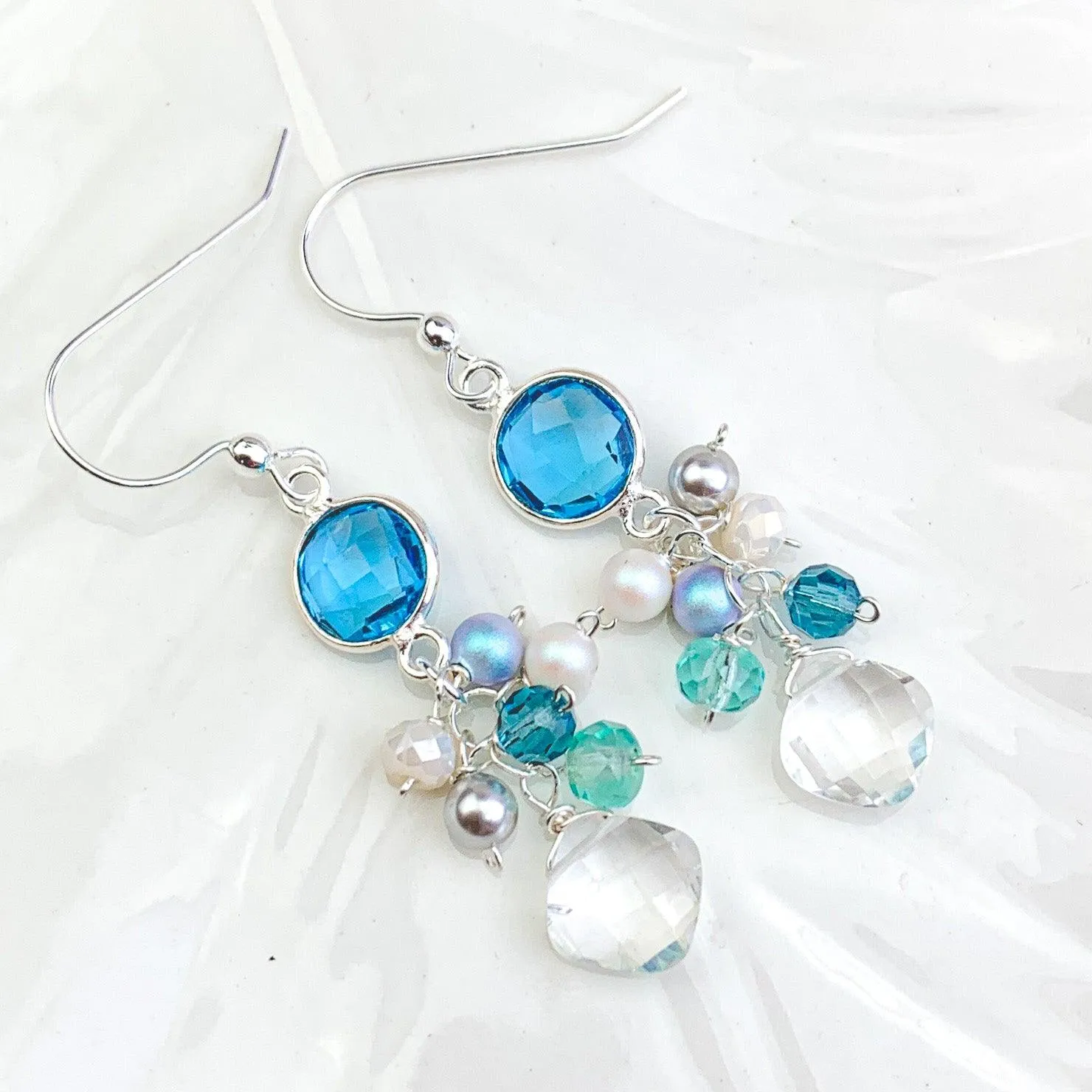 Blue Ice Sienna Earrings