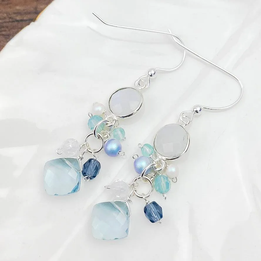 Blue Ice Sienna Earrings