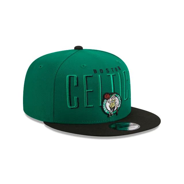 Boston Celtics 950 Headline Flat Brim Snapback