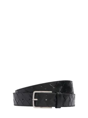 Bottega Veneta   3.5cm Intrecciato leather belt 