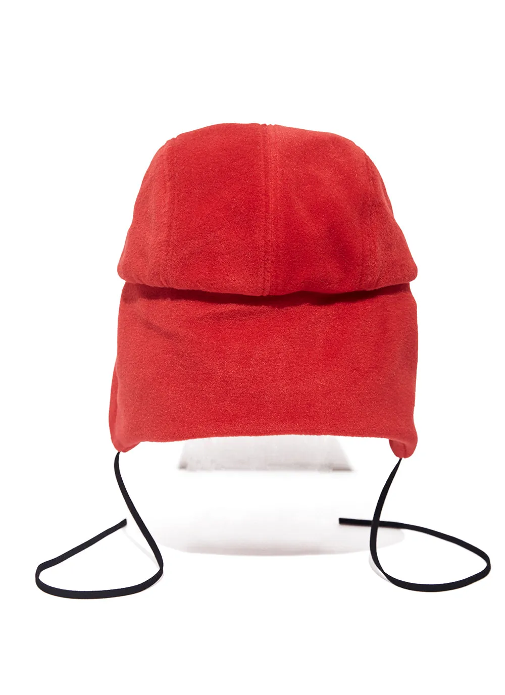 BSW FLEECE EARFLAP CAP RED