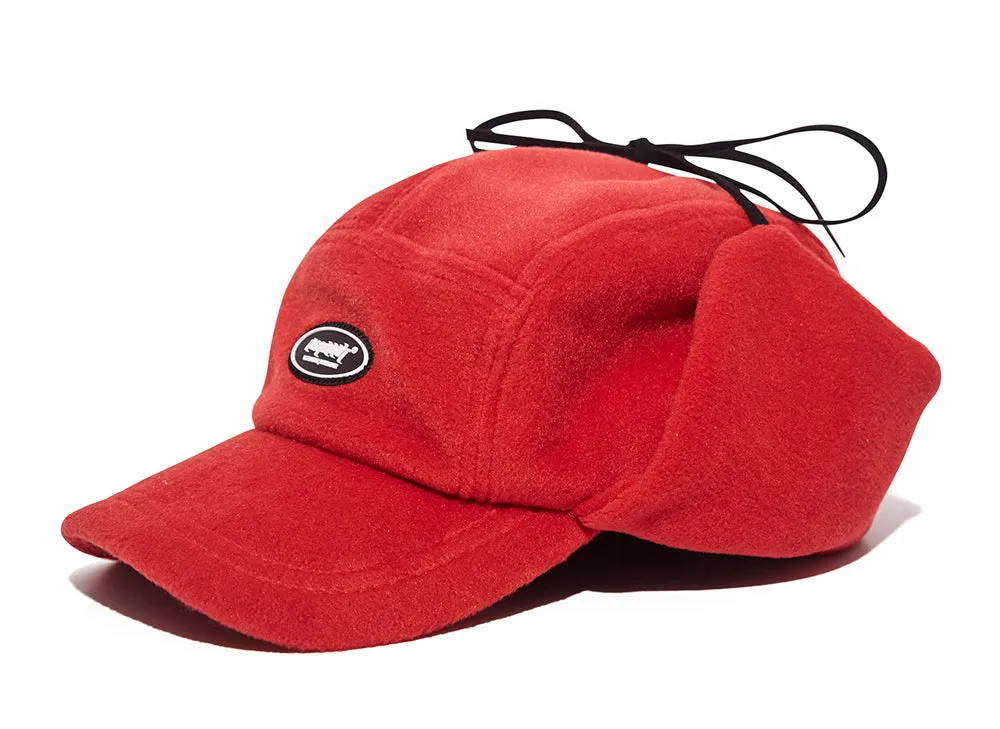 BSW FLEECE EARFLAP CAP RED
