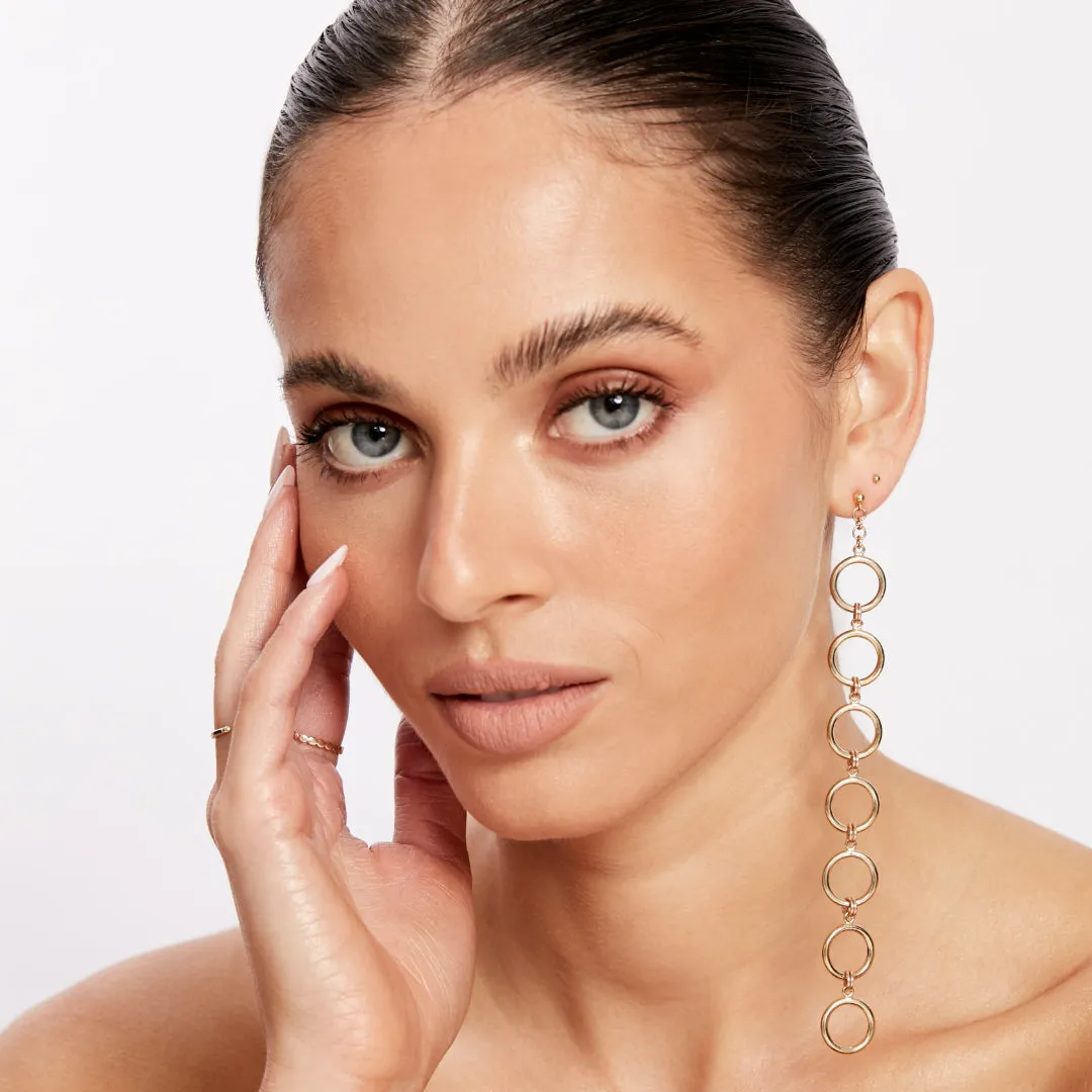 Camelia Earrings - Gold