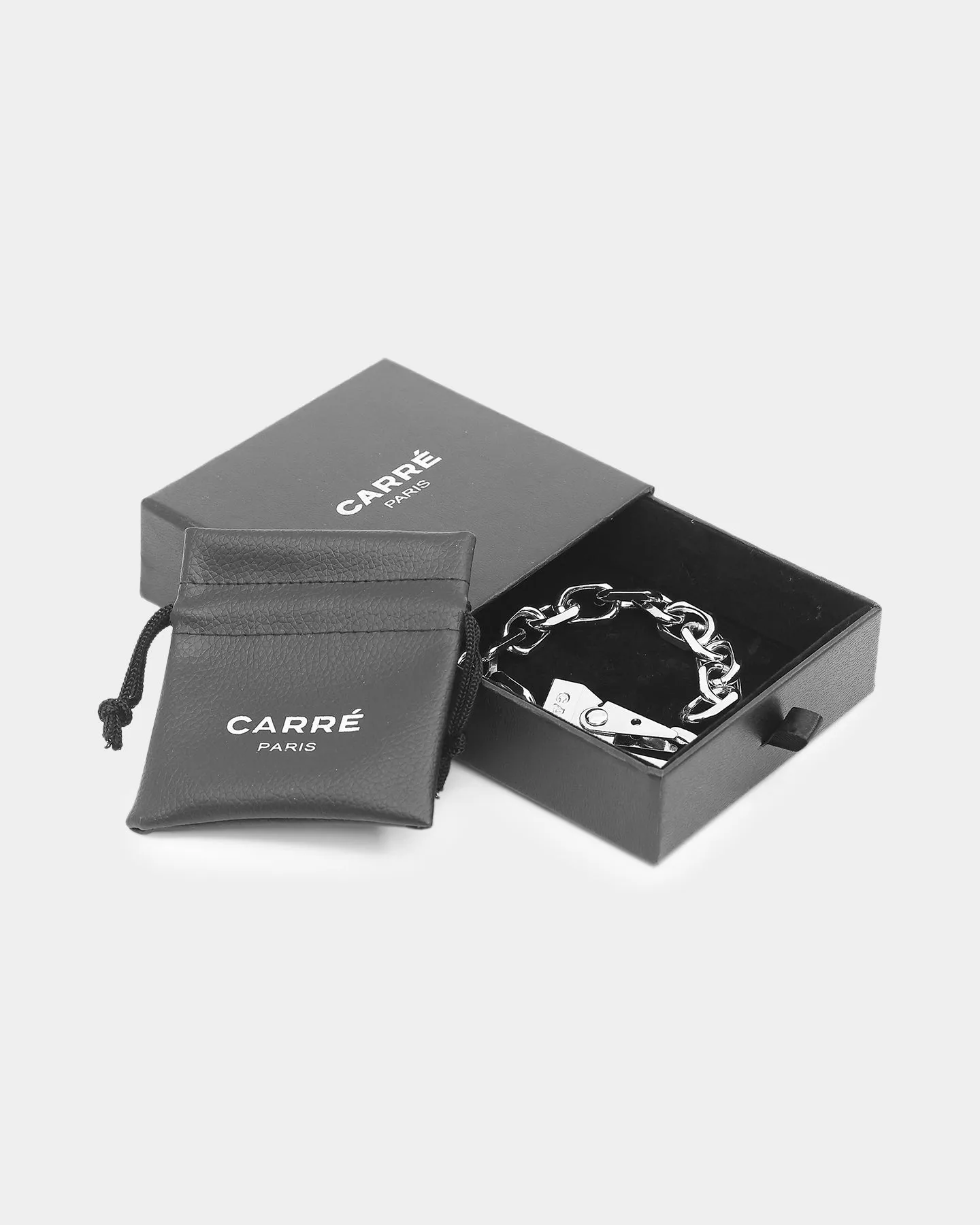 Carré Boucle Bracelet Silver