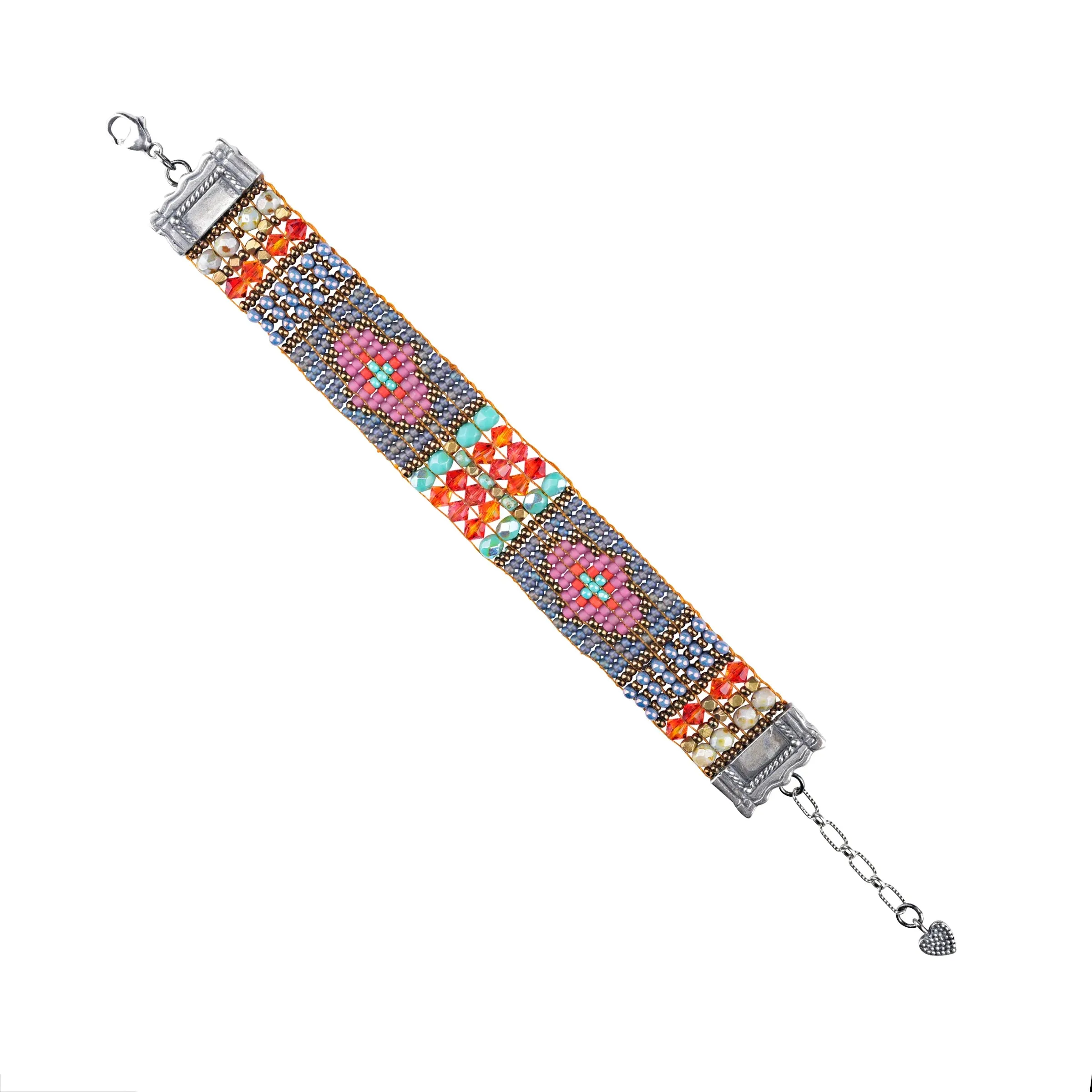 CHILI ROSE TAPESTRY BRACELET