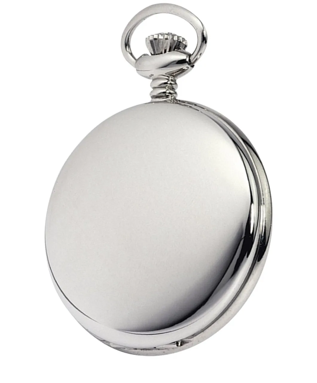 Chrome Full Hunter Pocket Watch by Burleigh complete with Stand CHR1923