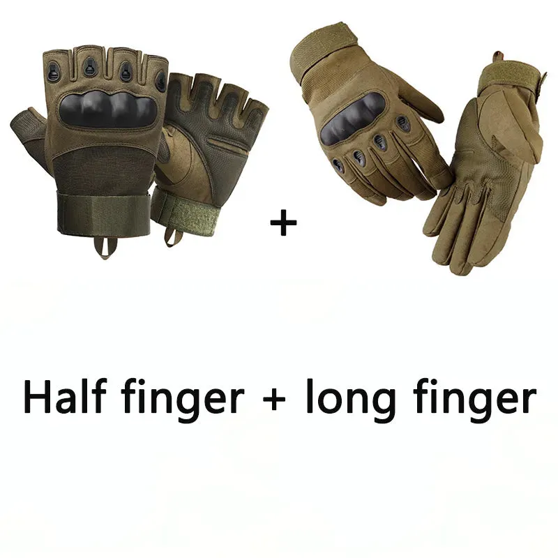 Combination Outdoor Tactical Cycling Gloves Multifunctional Sports Gloves Combat Gloves, shooting and hunting gloves