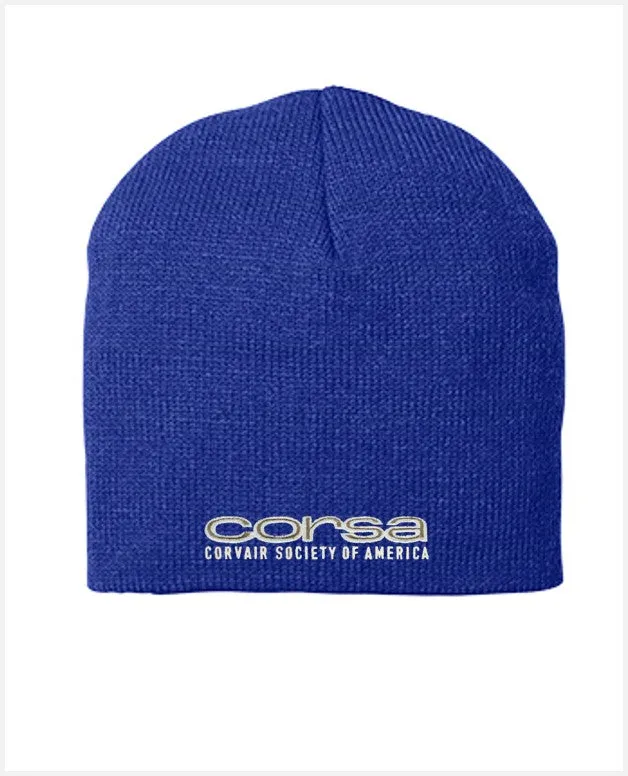 CORVAIR CORSA CLUB LETTER  WINTER BEANIE
