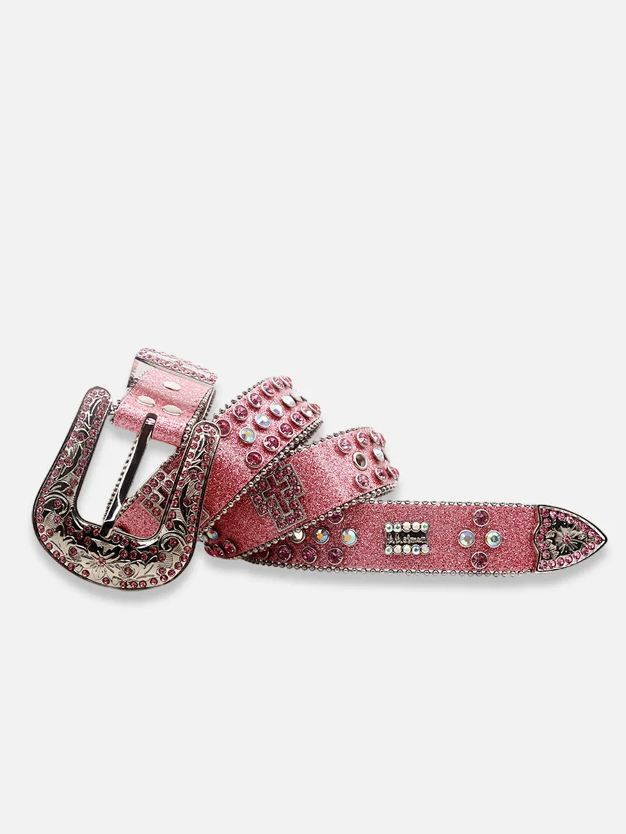 Cross Rhinestone Belt