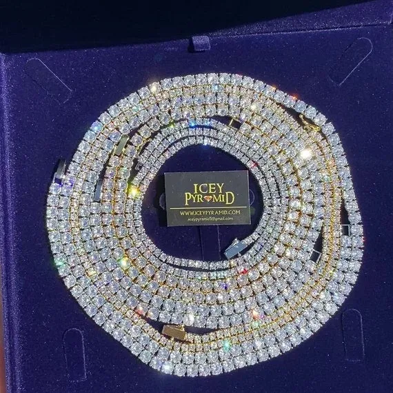 Cross Sword Edition Iced Out Diamond Pendant Necklace