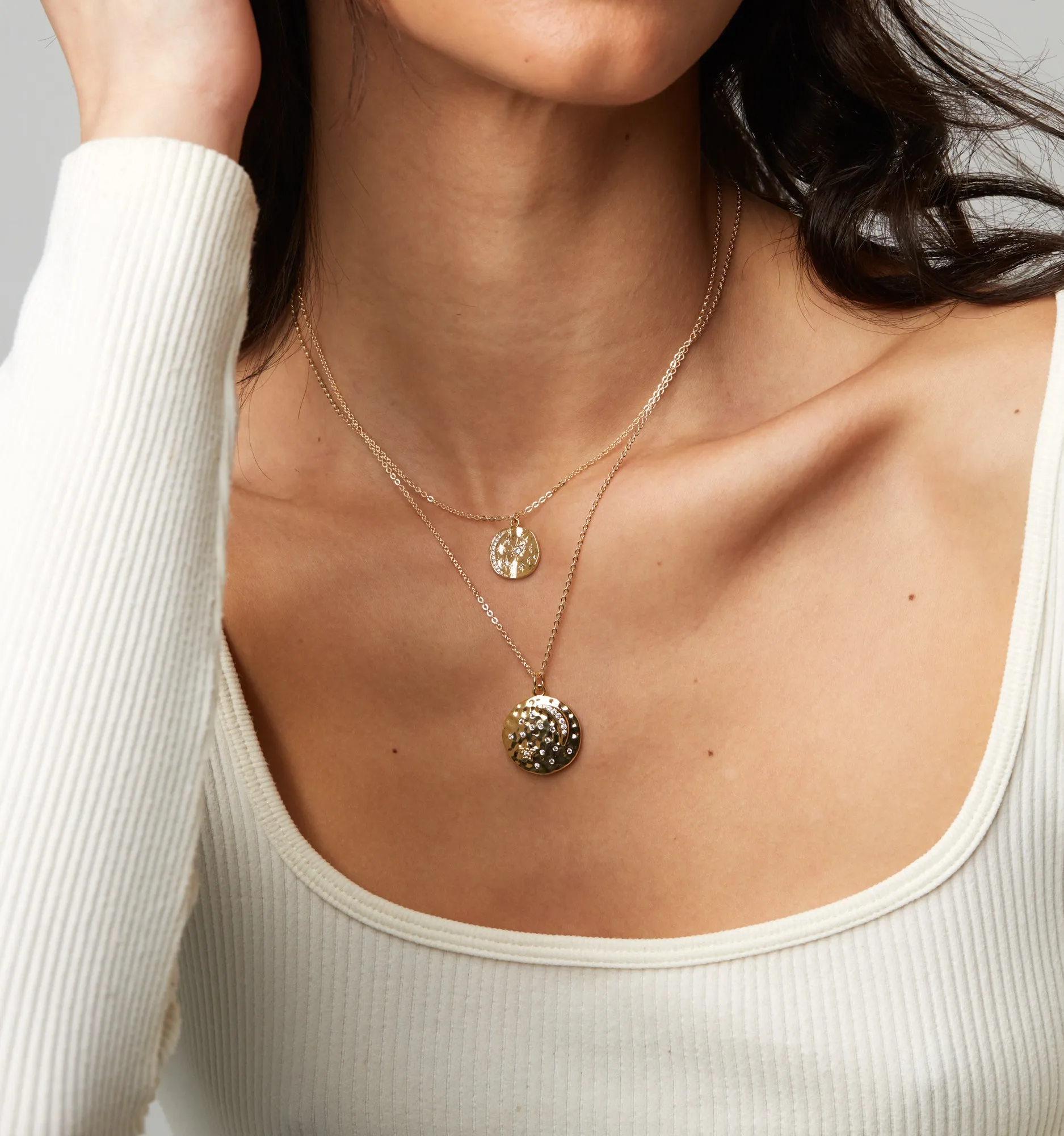 Dainty Moon Necklace