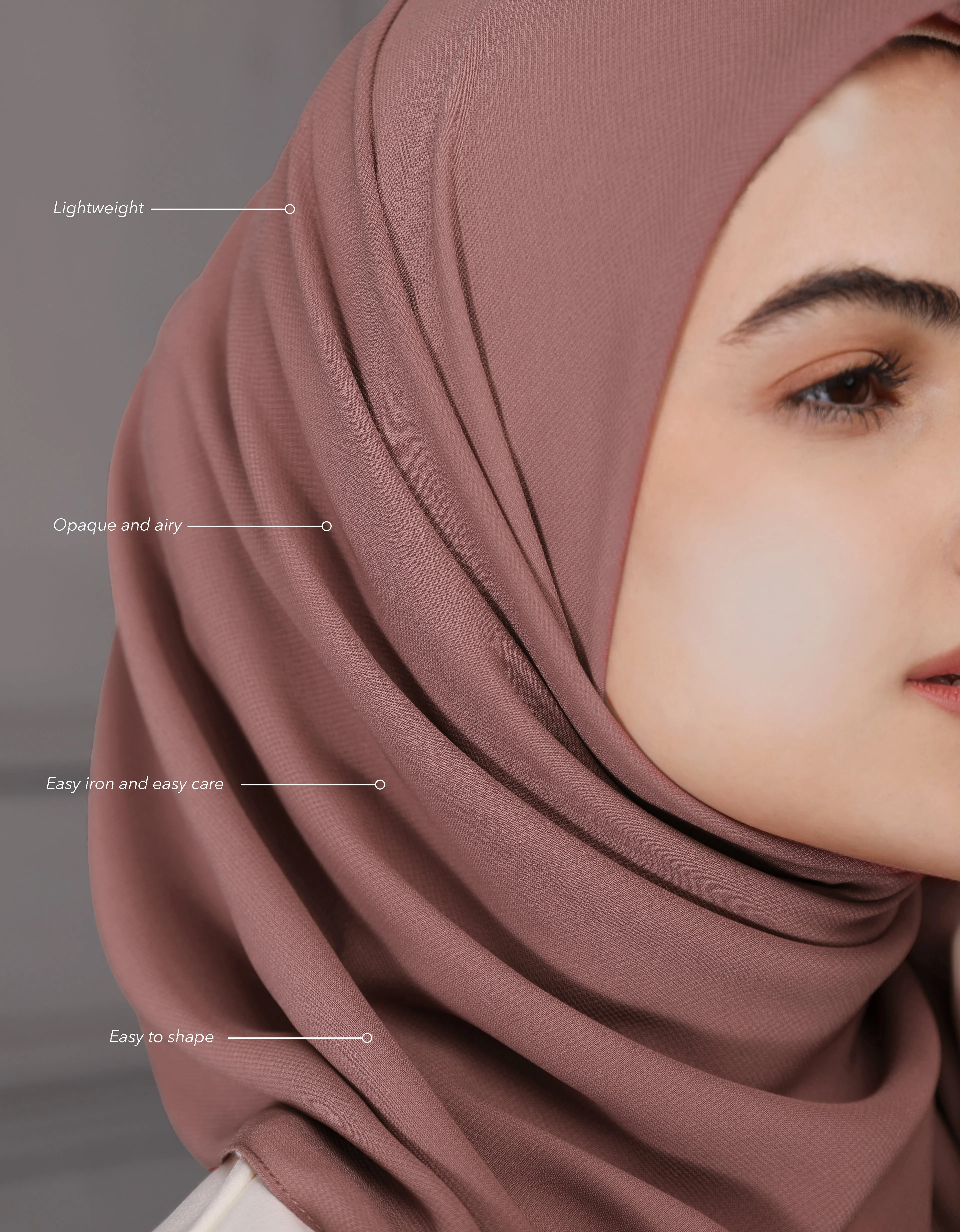 EMANI SQUARE SCARF (BEIGE)