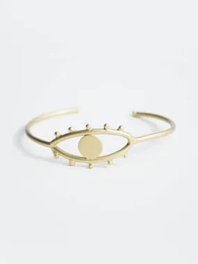 Eye to Eye Bangle Gold
